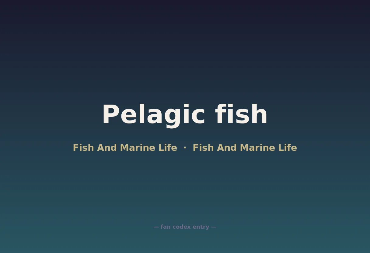 Pelagic fish